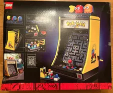 LEGO Icons PAC-MAN Arcade 10323 2651 pcs Retro Game 18+ New - Opened Creased Box