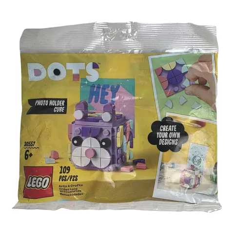 LEGO DOTs Bunny Photo Holder Cube 30557 Bag 109 Pieces New Sealed