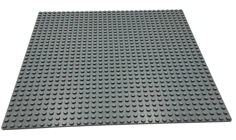 Lego New Dark Bluish Gray Baseplate 32 x 32 Stud 10 x 10 Inch Baseplate Piece