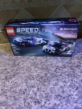 LEGO Speed Champions BMW M4 GT3 & BMW M Hybrid V8 Race Cars, BMW Toy for Kids wi