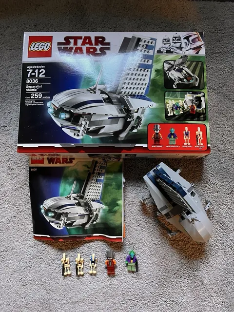 RARE Retired LEGO Star Wars: Separatist Shuttle (8036) Fully Complete