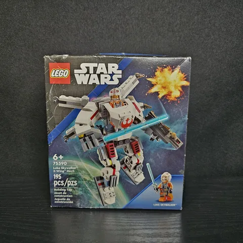 LEGO Luke Skywalker X-Wing Mech 75390 Star Wars Complete Set 195 Pieces Boxed