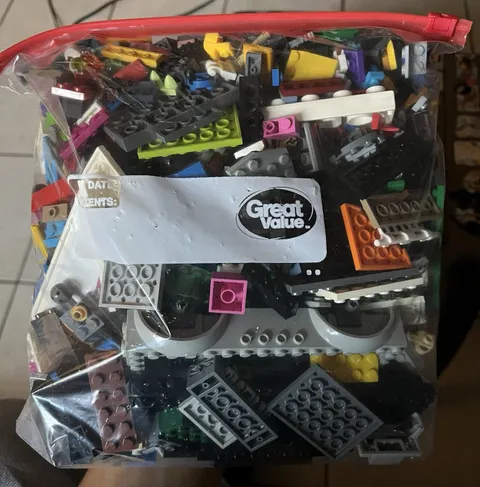 LEGO Bulk Lot 2 Pounds Random Parts Pieces Clean Genuine 2Lbs Grab Bag Pre-Owned