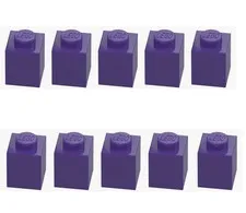 LEGO ® 10x brick 1x1 medium Lilac 3005 6084028 purple building block replacement part new brick