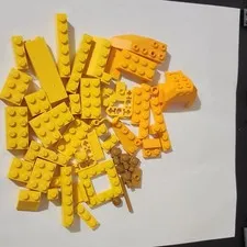 LEGO Assorted Yellow Brick Bulk Lot