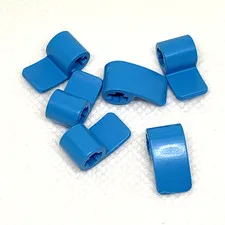 LEGO Parts - Dark Azure Technic, Panel Curved 2 x 1 x 1 - No 89679 - QTY 6