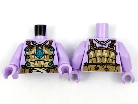 LEGO® Part 973pb4207c01 - Torso Dark Tan Armor