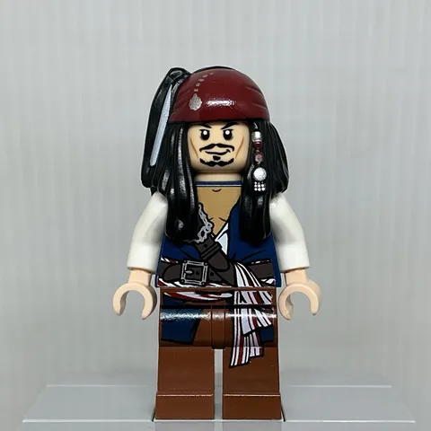 LEGO Pirates of the Caribbean poc001 Captain Jack Sparrow Minifigure
