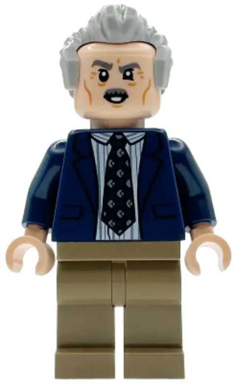 LEGO® Minifig sh1100 - J. Jonah Jameson - Dark Blue Suit