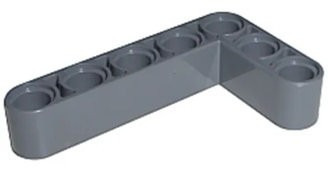Lego Dark Bluish Gray TECHNIC Liftarm Mod Bent Thick L-Shape 3 x 5 Part 32526 T1