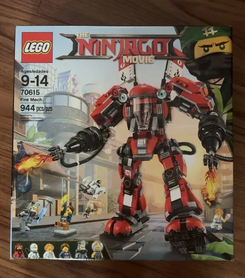 LEGO The LEGO Ninjago Movie Fire Mech 70615 Mechs 944pc BRAND NEW in box