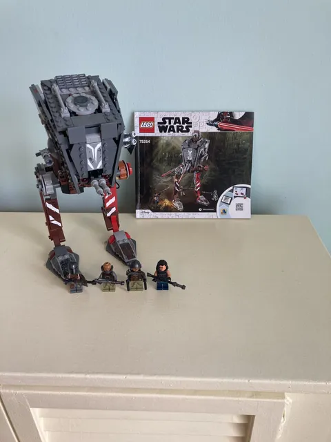 LEGO Star Wars Mandalorian AT-ST Raider 75254 & The Child 75318 includes manuals
