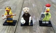 Lego Minifigures Set Of 3 Muppets Janis Waldorf Beaker SEE PHOTOS