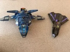 Lego Avengers 76051 Quinjet And 76047 Black Panther Jet Only No Figs As Is