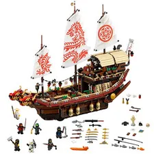 Lego Custom Ninjago: Destiny's Bounty 2295Pcs With 7 Figures(Description Below!)