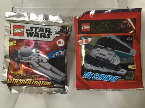 Lego star wars limited editions Tie striker & Darth Maul's , NEW, pack of 2
