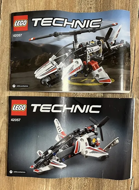 LEGO TECHNIC 42057 - Original Ultralight Helicopter Manual