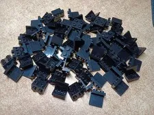 LEGO BULK LOT OF 70 BLACK 1X2-2X2 BRACKETS #44728