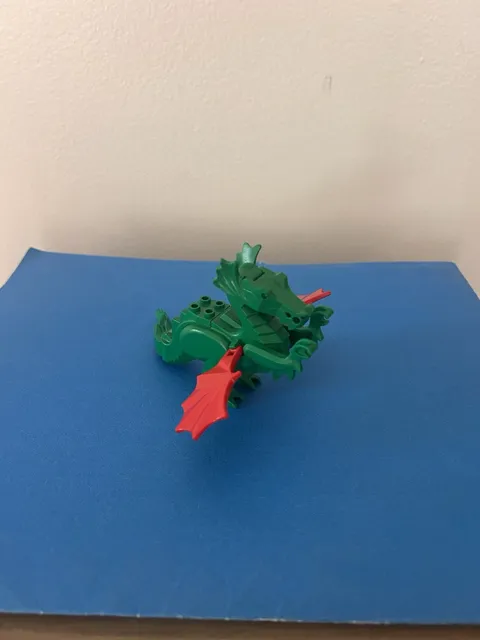 Genuine Lego Green Dragon Classic Figure Red Wings 6056 6076 6082 Knight 6129c01