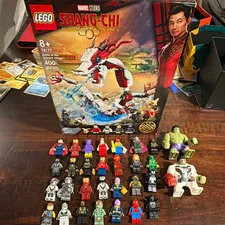 Lego marvel minifigure lot plus Shang chi lego set 76177 (OFFERS)