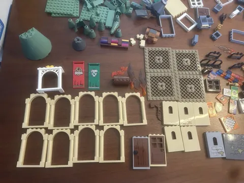 LEGO Harry Potter Bulk Pieces Lot 9lb Lot See Pictures MOC Lot Castle Parts Etc