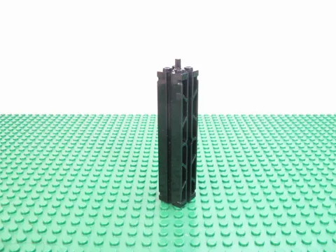 LEGO Black Support 2 x 2 x 8 w Channels Top Peg Lattice 2 Sides 4608 4609#30646a