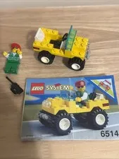 Vintage LEGO Town 6514 Trail Ranger - 100% Complete w/Minifigure & Manual