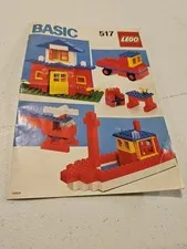 Lego Basic 517 Vintage 1987 Instruction Manual Booklet *Only*