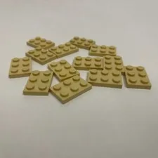 Lego 03021 Beige Replacement Parts Pieces Lot of 13
