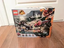 LEGO 76950 Jurassic World: Dominion Triceratops Pickup Truck Ambush (76950 ) New