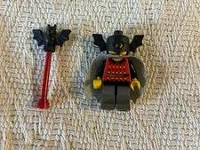 Vintage Lego Fright Nights Bat Lord With Cape And Staff Minifigure 1997