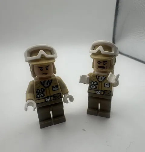 Lego Star Wars 2 Rebel Hoth Trooper Minifigure Lot  9509 Sw 