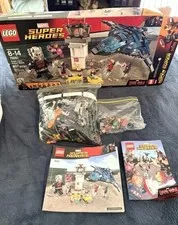 LEGO Marvel Captain America Civil War Airport Battle (76051) 100%COMPLETE (Used)
