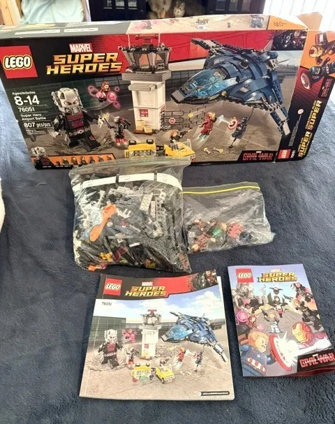 LEGO Marvel Captain America Civil War Airport Battle (76051) 100%COMPLETE (Used)