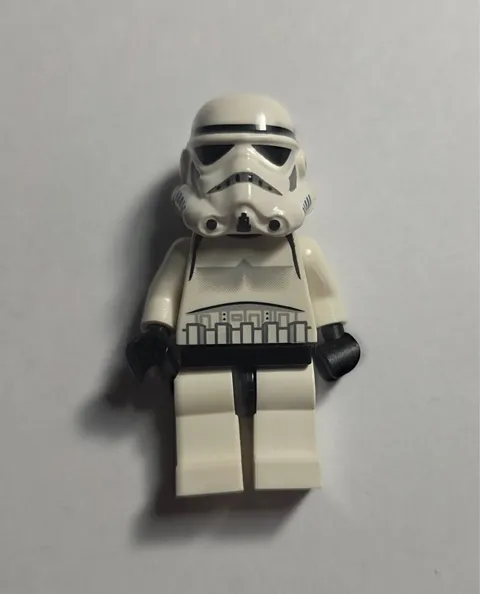 LEGO - STAR WARS - Stormtrooper (Black Head / Mouth Pattern) - Mini Figure