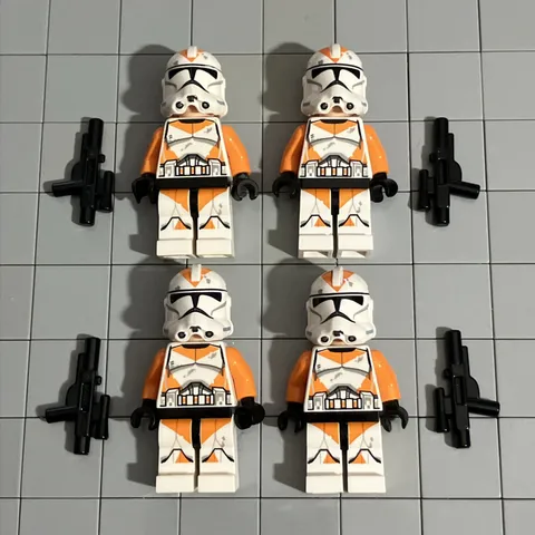 LEGO Minifigure Star Wars Clone Trooper 212th Attack Battalion Lot Of 4 H3 62