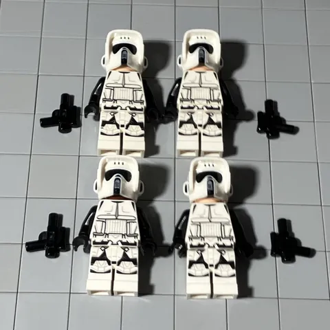 Star Wars Snow Trooper Mini Figure Lot Battle Pack 75320  G3 3