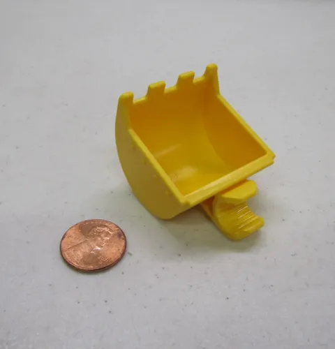 Lego Duplo Small Yellow Bull Dozer Tractor Bucket Scoop Bulldozer Construction
