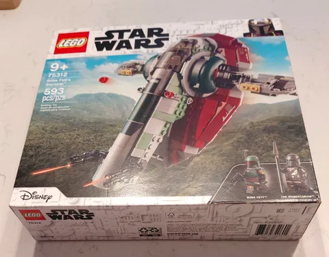 LEGO Star Wars: 75312 Boba Fett's Starship  NEW SEALED IN BOX Retired