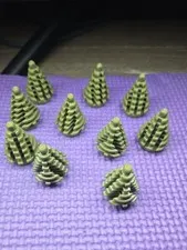 Lego 10 New Olive Green Plants Trees Pine Small 