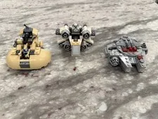 LEGO Mixed Star Wars Mini Build Lot - Multicolor Plastic Pieces/Parts Lot