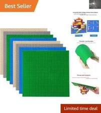 Durable Multicolored Building Plates - 10" x 10" for All Major Brands - 8 Pack