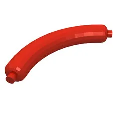 5x LEGO® Part 33078 - Hot Dog / Sausage