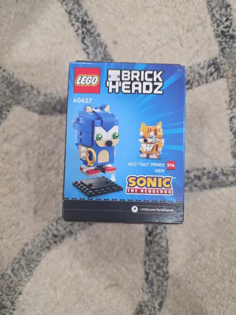 LEGO BrickHeadz 40627 Sonic the Hedgehog Collectible Building Set NIB RETIRED 