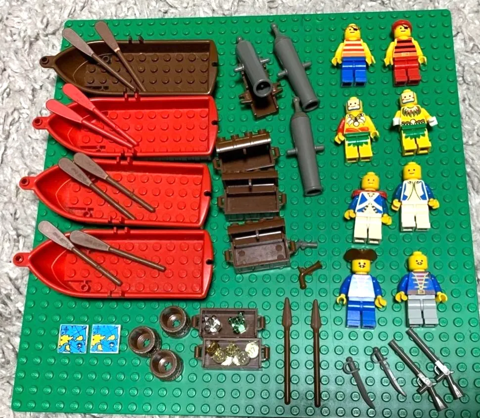 LEGO Minifigure Pirates Old Ship Lot Set Bulk Sale