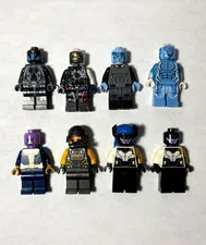 LEGO Marvel Villains RARE Minifigure Lot of 8! Electro sh0141, Ultron sh0169