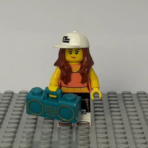 LEGO Breakdance Girl Minifigure Collectible Series 20 CMF Genuine Complete