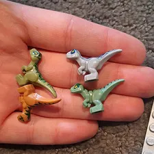 LEGO Bulk Lot Minifigures, Parts & Baseplate w/ Animals, Dinosaurs, Stormtrooper
