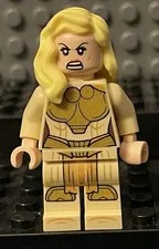 LEGO Thena  Marvel, Female Super Hero  Eternals  Mini Figure Hot Blonde