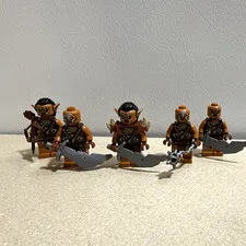 LEGO The Hobbit Gundabad Orc Minifigures Lot of 5